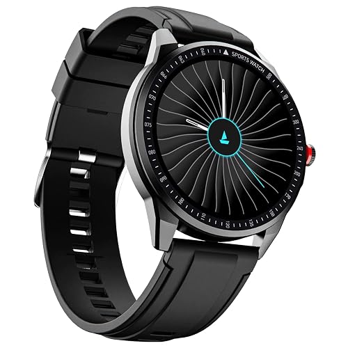 Boat Newly Launched Lunar Discovery w/ 1.39" (3.5 cm) HD Display, Turn-by-Turn Navigation, DIY Watch Face Studio, Bluetooth Calling, Emergency SOS, QR Tray, Smart Watch for Men & Women