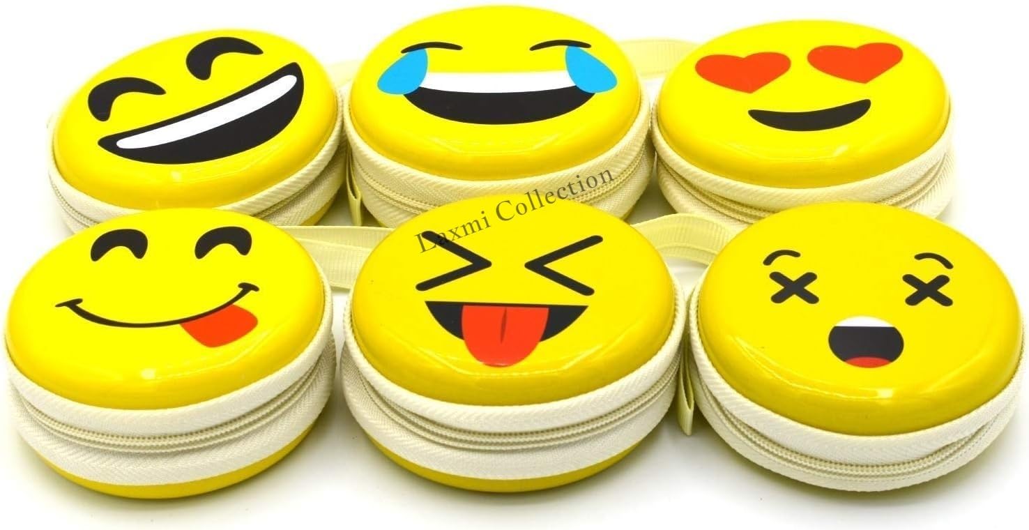 Laxmi Collection 2 Pcs Cartoon Theme Metal Tin Pouch Storage Box for Kids Boys Girls Children and Adults Birthday Return Gifts in Bulk Pinata Filler Multi-Color (Pack of 2)