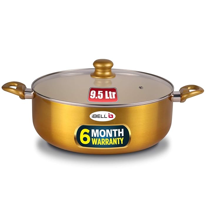 Buy iBELL CP32C Ceramic Casserole 9.5 litres with Glass Lid,Induction