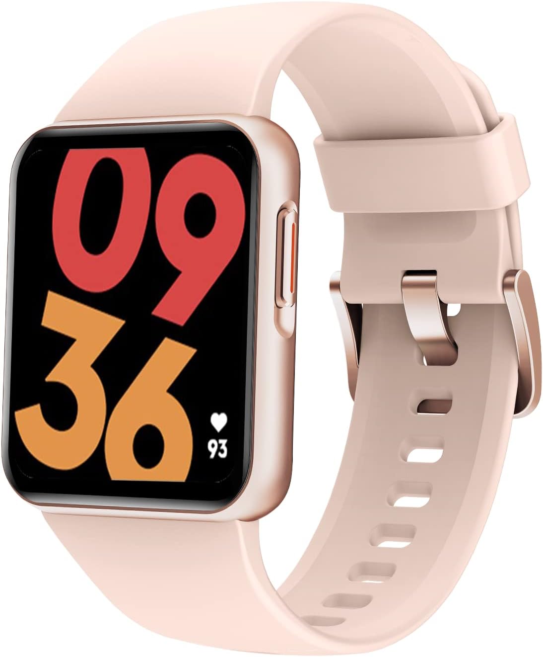 GRV Smart Watch for Men Women, Smartwatch for iOS and Android Phones Personalized Watch Faces IP68 Waterproof, Fitness Tracker with Heart Rate/Blood Oxygen/Sleep Monitor Steps Calories Tracker (Pink)
