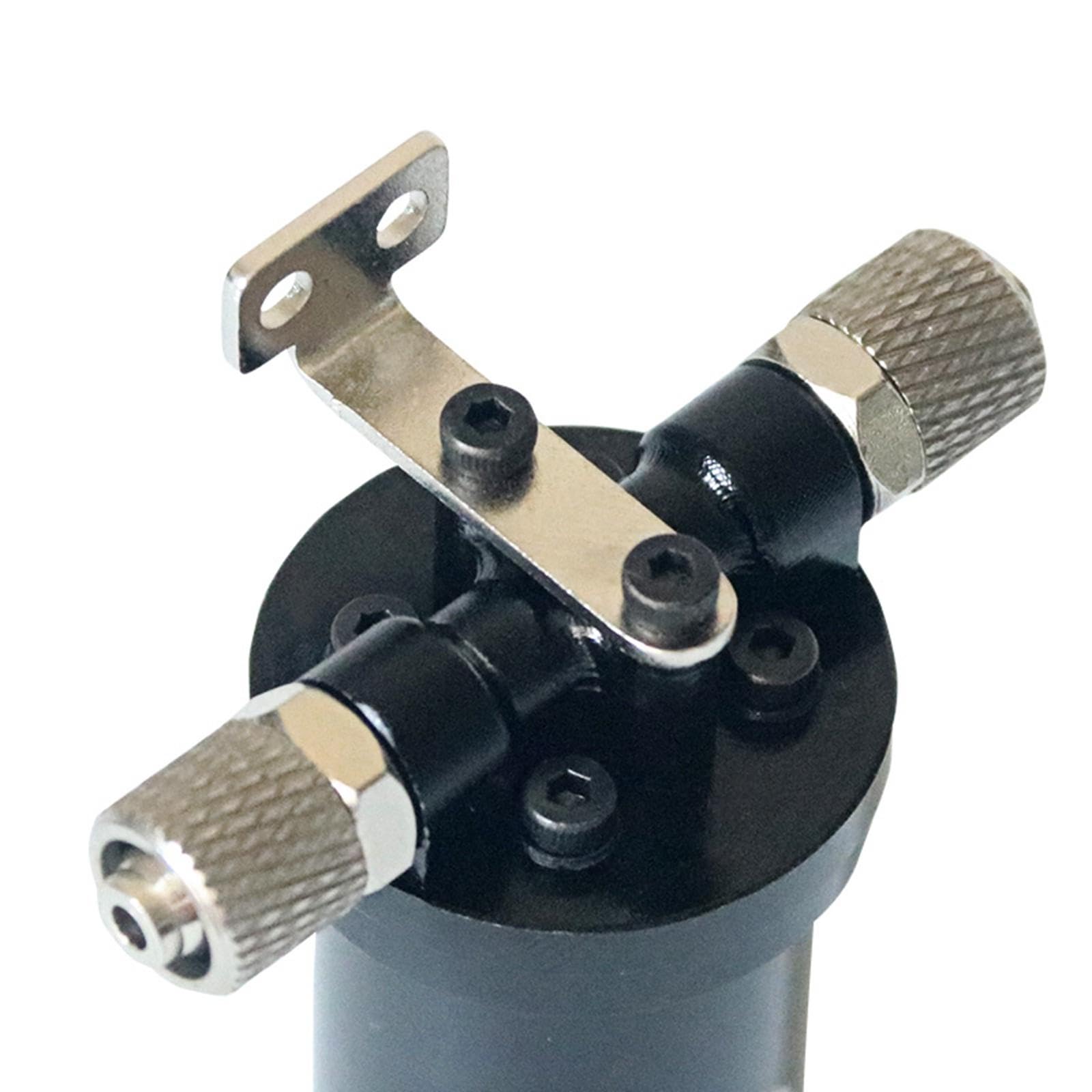 F Fityle Mini Filtro de Aceite hidráulico de aleación de Aluminio 1/14, Accesorios de reparación, Piezas de Coche RC, Accesorio de Rendimiento y fácil, Negro