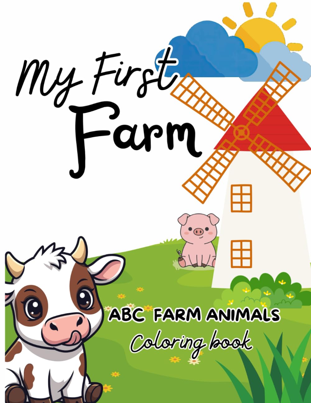 My First Farm ABC Farm Animals Coloring Book