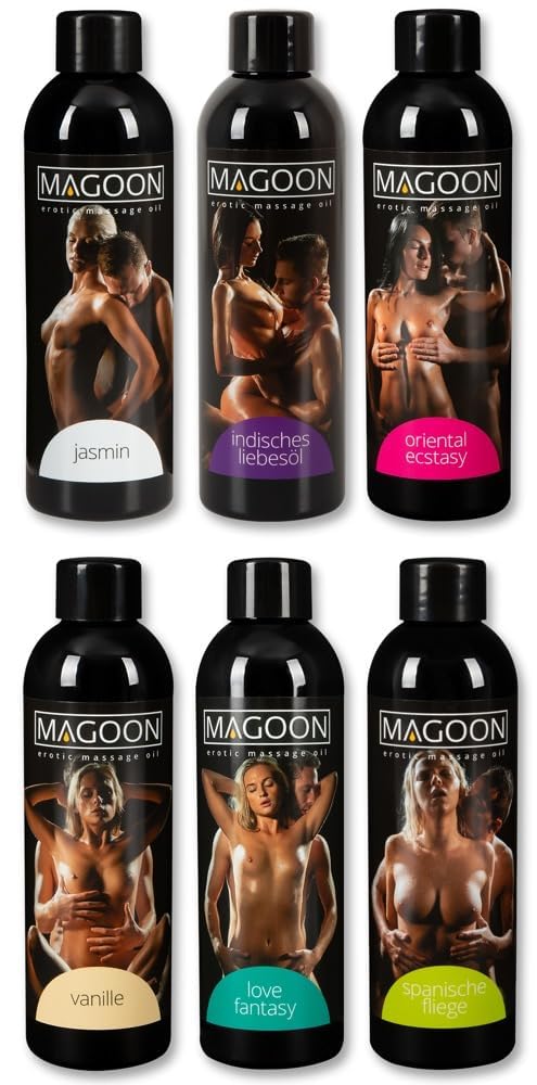 Magoon Set Olio da Massaggio Trasparente 1200 ml