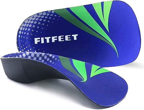 RooRuns FitFeet - Plantillas ortopédicas de 34 de longitud, plantillas de pie de soporte de arco alto para sobrepronación, fascitis plantar, pies