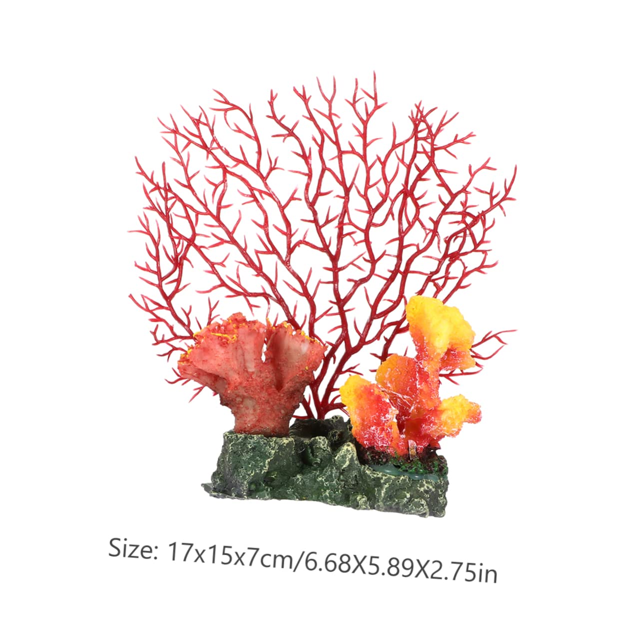 SUPVOX Realistic Underwater Ornament Aquarium Branch Coral Decoration for Fish Tank