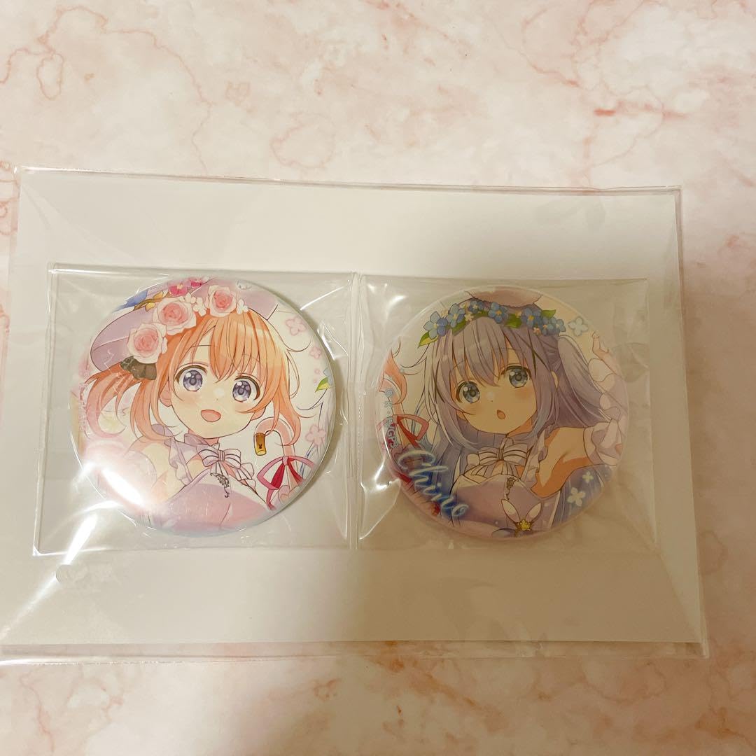 Amazon.co.jp: ご注文はうさぎですか ごちうさ チノ ココア 缶バッジ