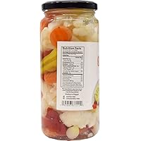 Vista 2 de Dalida - Giardiniera, verduras en escabeche, 16.9 onzas (paquete de 1)