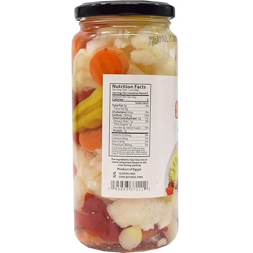 Miniatura 2 de Dalida - Giardiniera, verduras en escabeche, 16.9 onzas (paquete de 1)