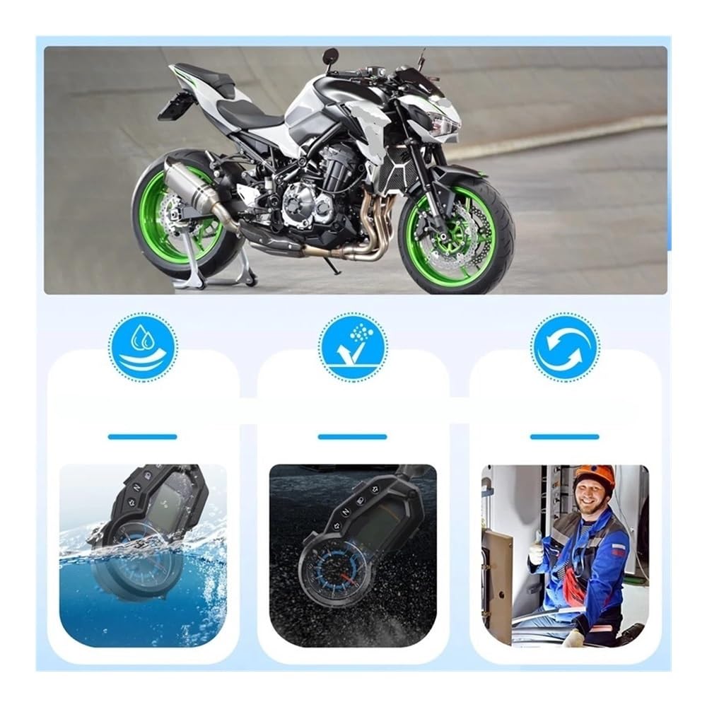 Contagiri contachilometri Per LED Digital Motorcycle Tachimetro Multifunzione Impermeabile Moto Gauge Per Italika 150Z 150Sz Cluster Meter
