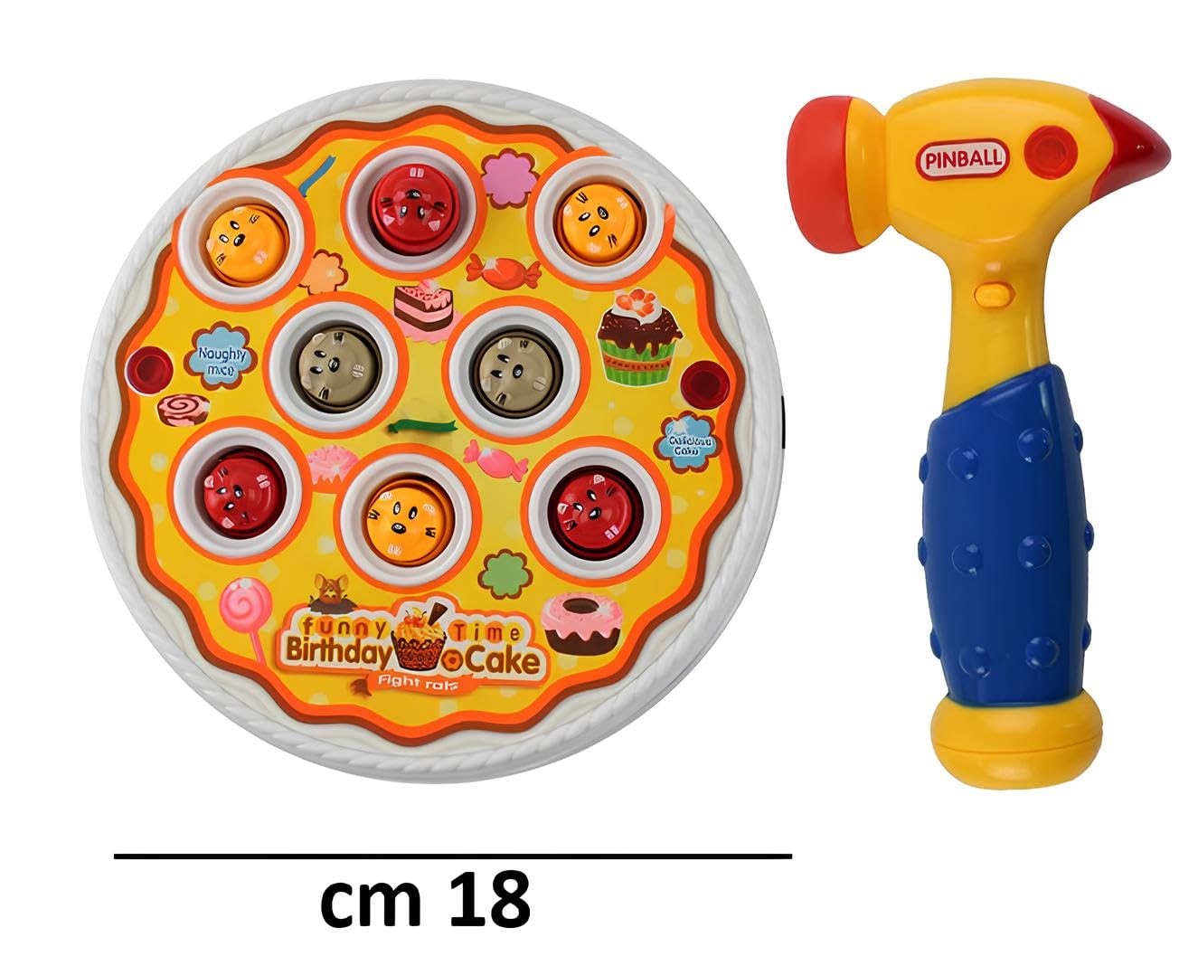 Gioco Cattura La Talpa Acchiappa Talpa con Luci e Suoni Gioco Martello Giocattolo Elettronico Arcade Interattivo Colpisci Le Talpe Destrezza Abilità Educativi per Bambini Montessori Abilità Motorie