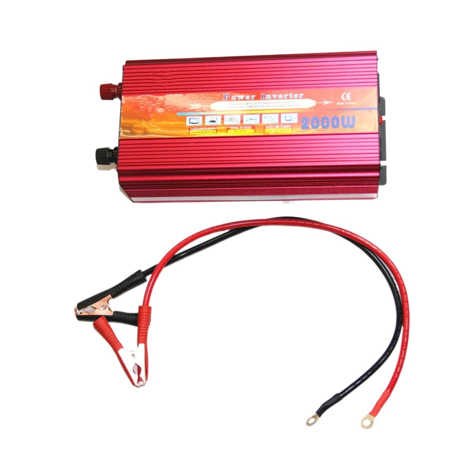 Onduleur 24V 220V 2000W à ondes modifiées pour camion et site isolé