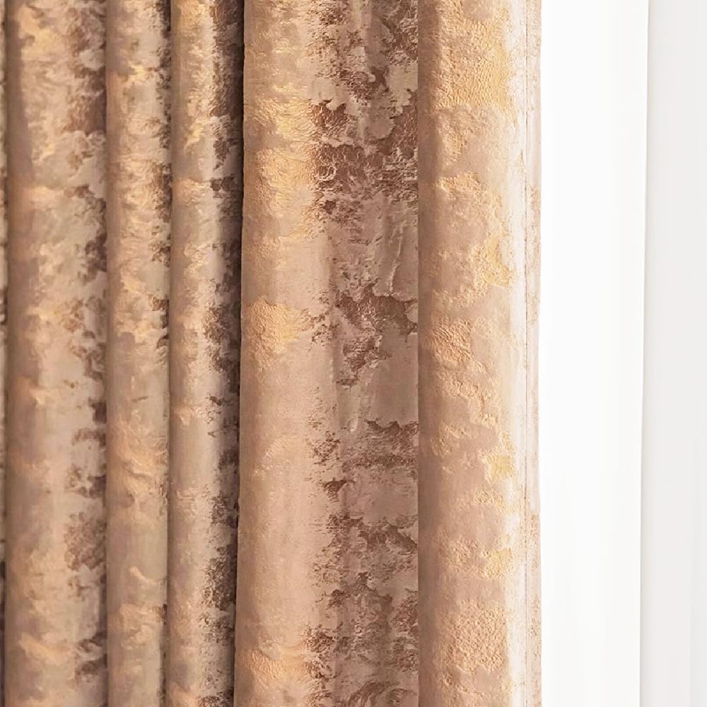 Amidoudou Velvet Curtains 2 Panels 66x90 Inch, Luxury Thermal Insulated Drapes for Living Room & Bedroom - Image 3