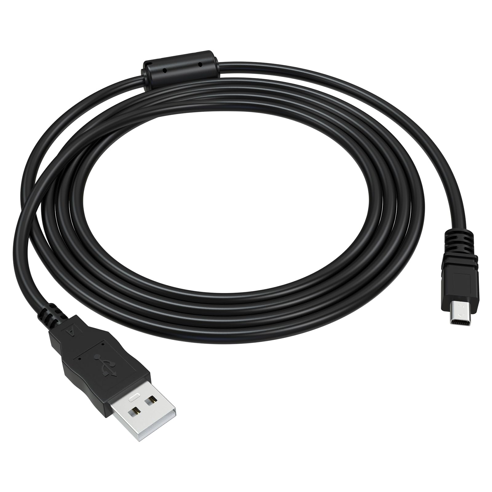 Replacement USB Camera Data Transfer Cable Cord Compatible with Fujifilm X10, X20, XF1, FinePix S4500 S4200 JX650 JX660 JX675 JX680 AX385 AX500 AX510 J10 J100 J12 & More, 4.9FT/1.5M
