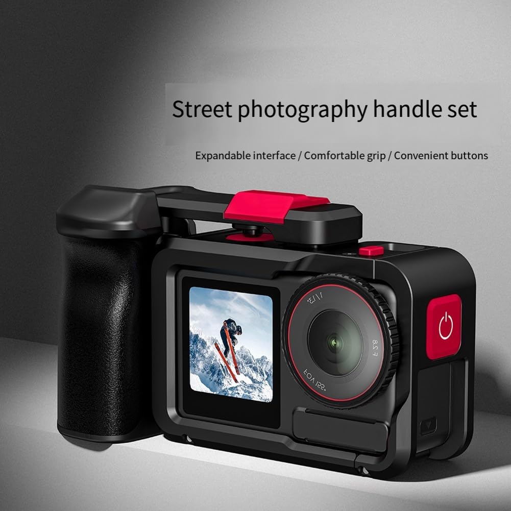 Aluminiowy zestaw klatek na aparat do DJI do Action 5 4 3 Pro