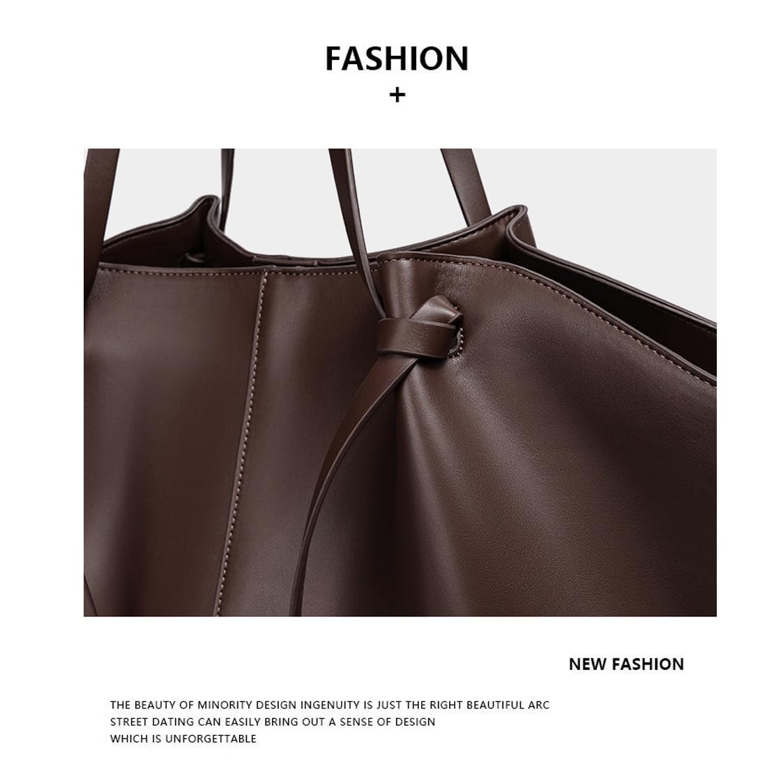 Leder Tote Bag Damen Shopper Tasche Groß Henkeltasche Hobo Handtasche Vintage Schultertasche für Arbeit Schule Einkauf Reisen Büro