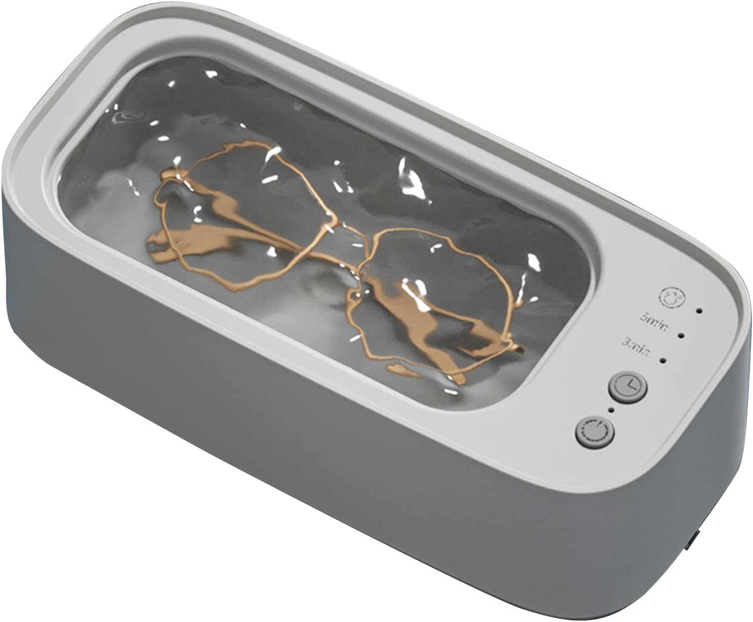 AngLink Ultraschallreiniger 650ml - Brillen, Schmuck & Kleinteile Blitzeblank