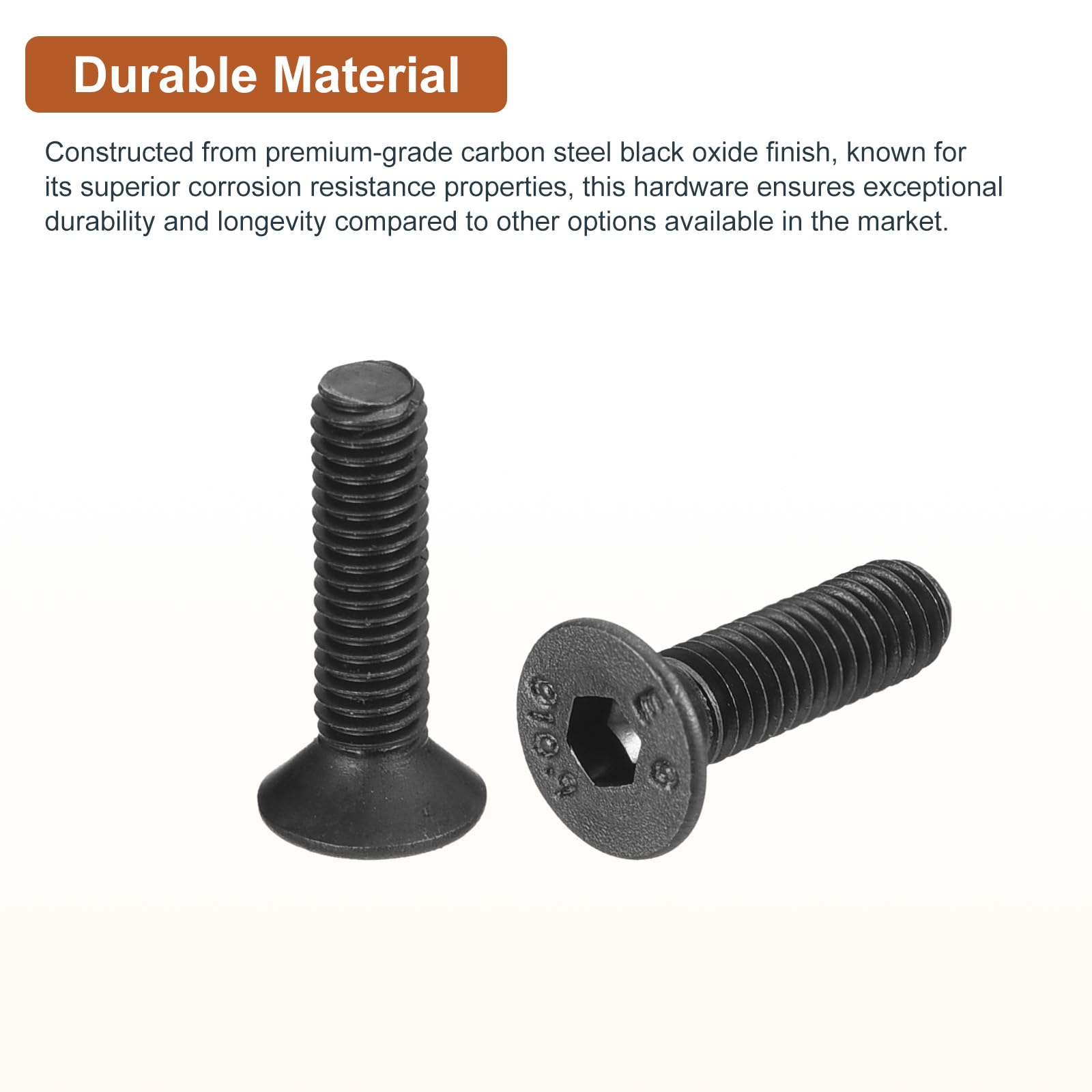 DTGN M3-0.5x12 Socket Head Cap Screws – 50-Pack, Grade 12.9 Carbon Steel, Black, Full Thread – Ideal For Bicycles, Motorcycles, Auto & Electronics