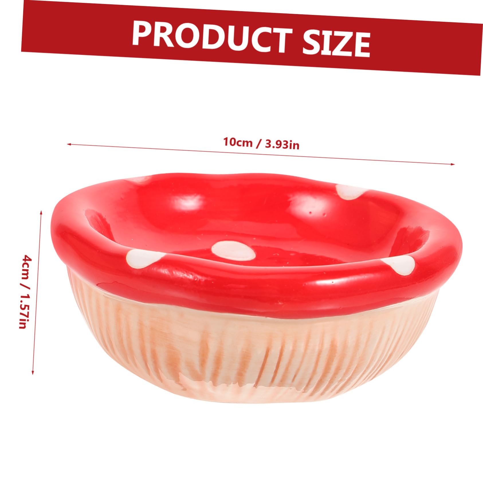 Abaodam Hamster Ceramic Food Bowl Animal Feeding Dish for Hamsters Gerbils Chinchillas Compact Design Smooth Surface for Comfortable Dining Experience