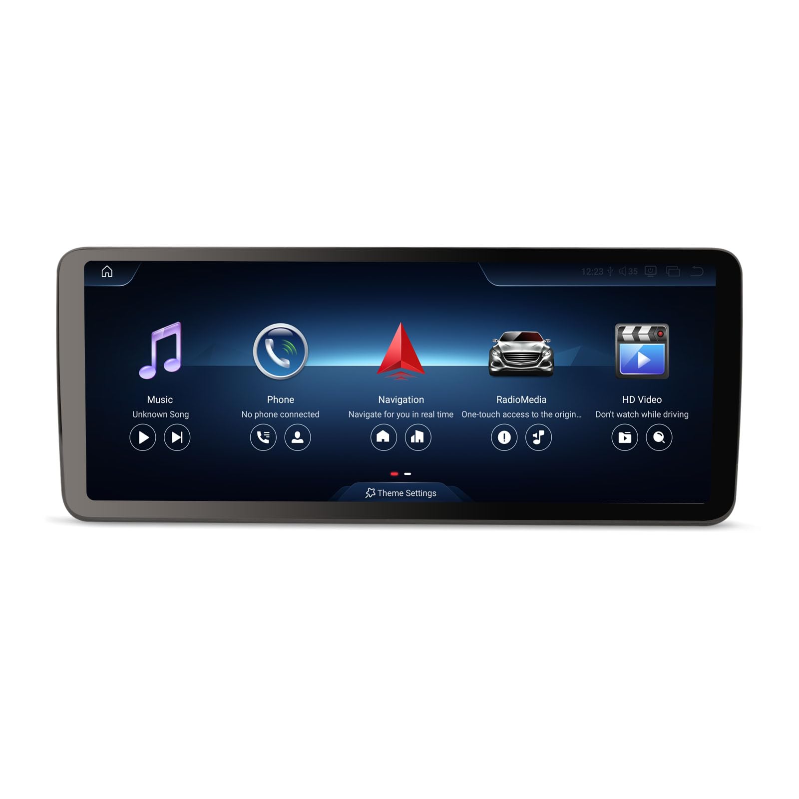 12,3" 8 GB + 128 GB Qualcomm 8 rdzeni Android 14 DAB+ radio samochodowe GPS do Mercedes Benz C/GLC klasa W205 X253 z nawigacją CarPlay Android Auto WiFi Bluetooth 5.1 USB 4G DSP CANbus COMAND 2K IPS