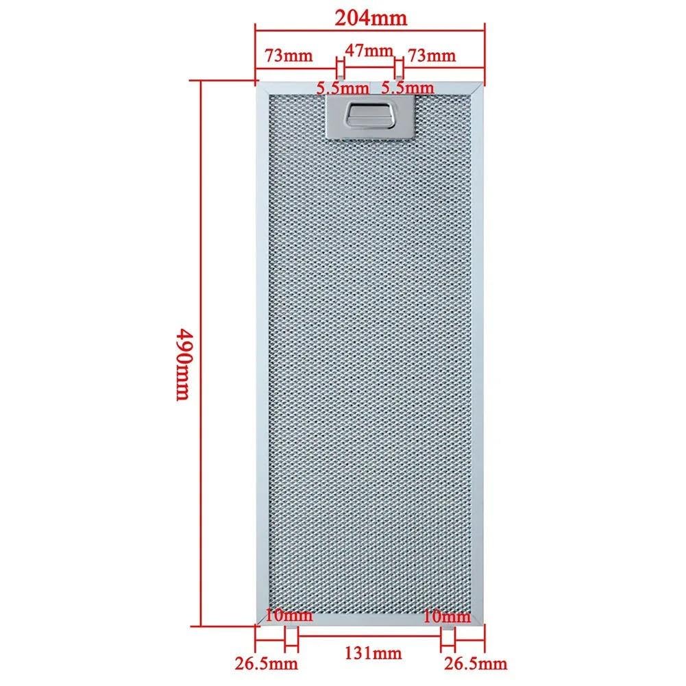Filtro Antigrasso In Alluminio For Cappa Estrattore Da Cucina A 5 Strati