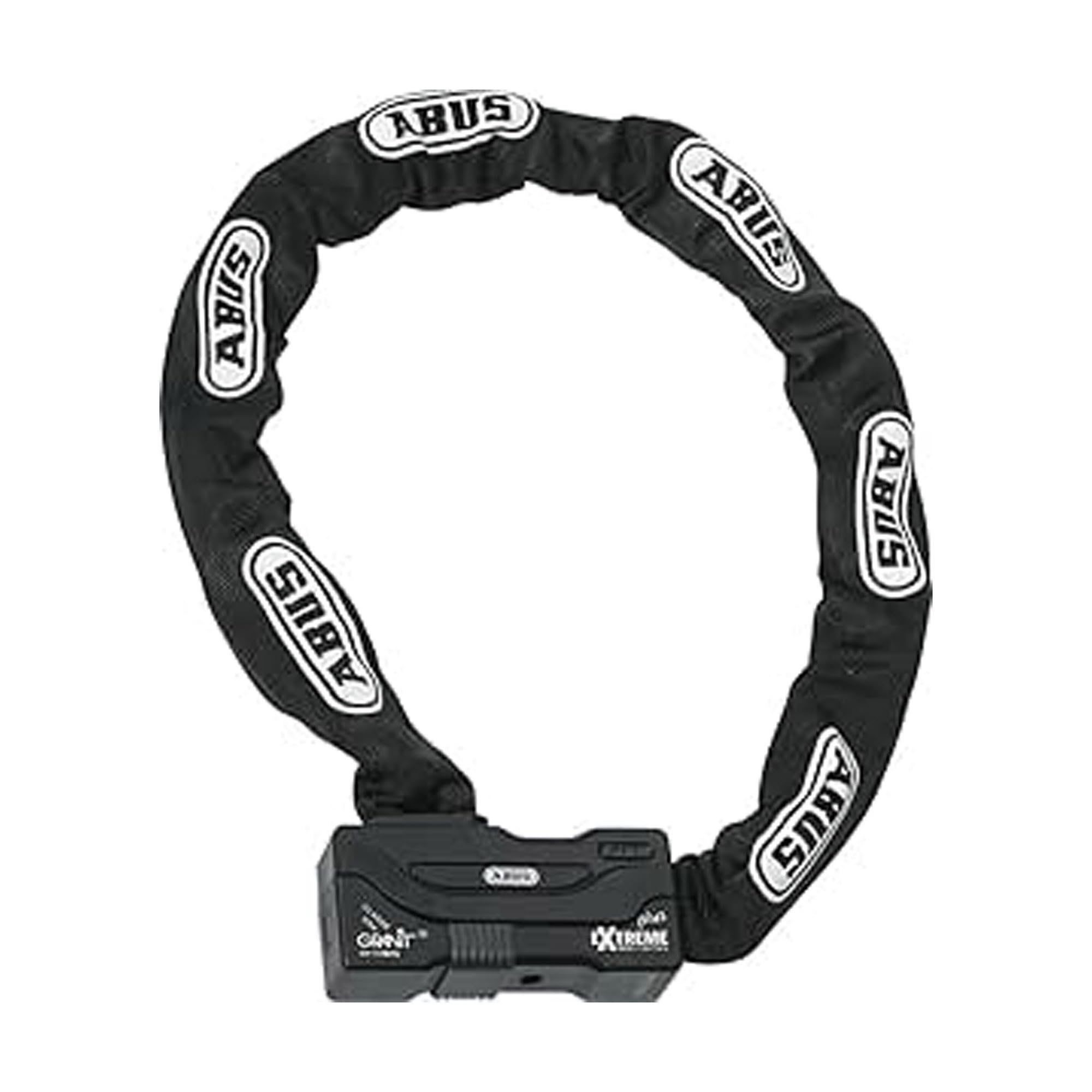 ABUS Granit Extreme Plus 59 Chain & Lock 170cm / 12mm (59/12 HKS 170), Black