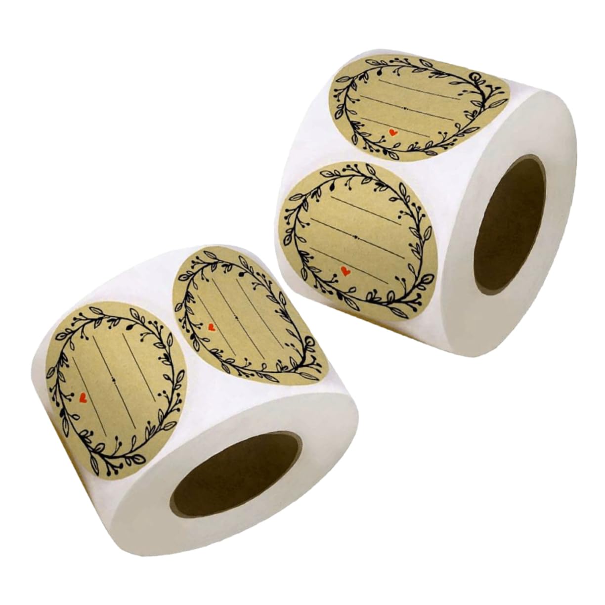 ARTIBETTER 3 Set Etichette Adesive Autoadesive Rimovibile Etichette Rimovibili Adesivo Etichetta Adesivi Per Sigillare La Cottura Adesivi Da Forno Carta Kraft Khaki 2 * 3