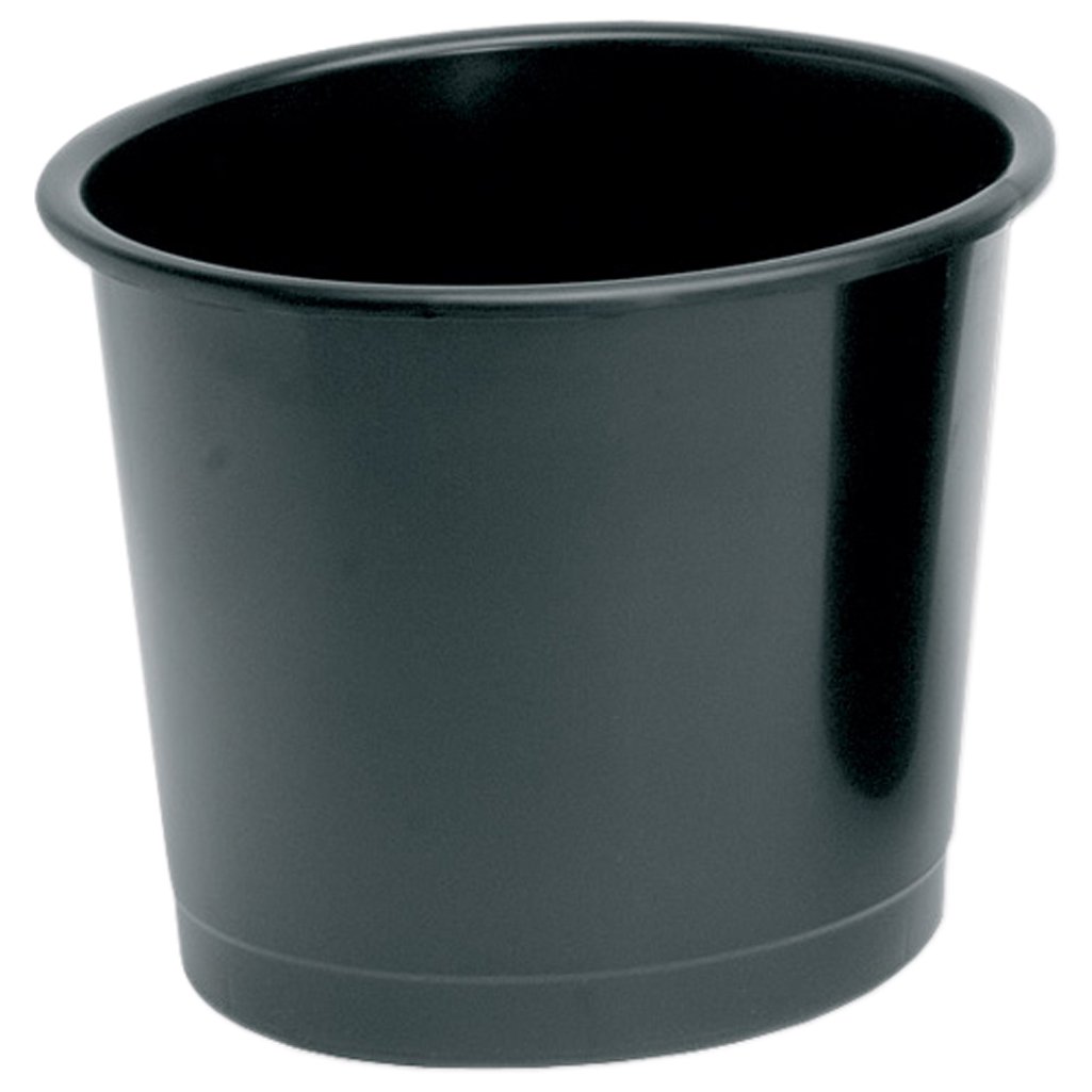 B&Q -  5 Star 330860 Waste Bin Polypropylene 14 Litres D304Xh254mm Black