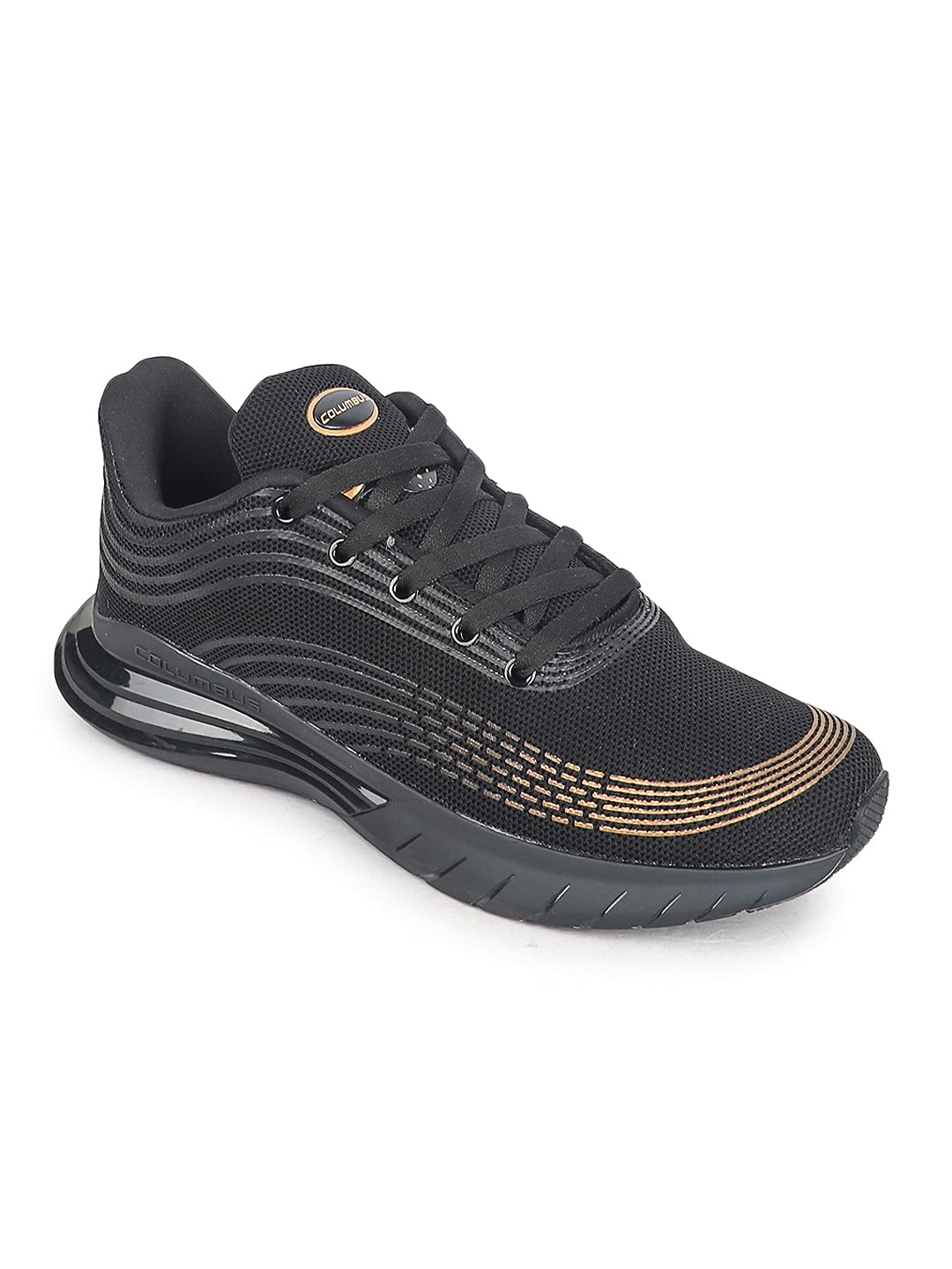 Columbus Men's Landmark-BlackBlue Running Shoe