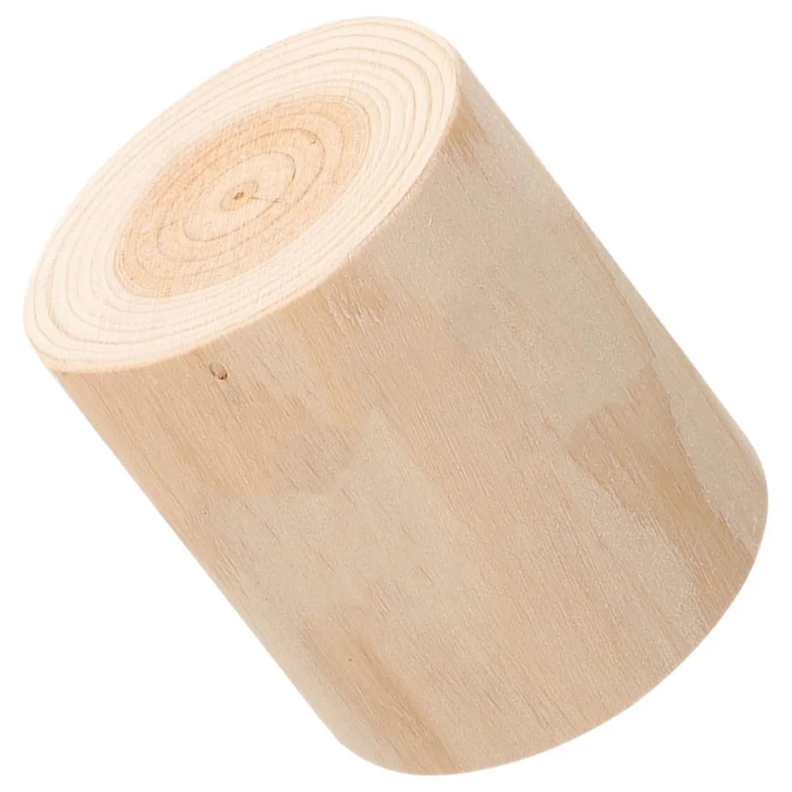 QuxetlRyz Wooden Tree Stump Decor Wood Stump Garden Fence Natural Round Decorative Wooden Planter Tealight Stand Rustic Wedding Farmhouse Outdoor Yard