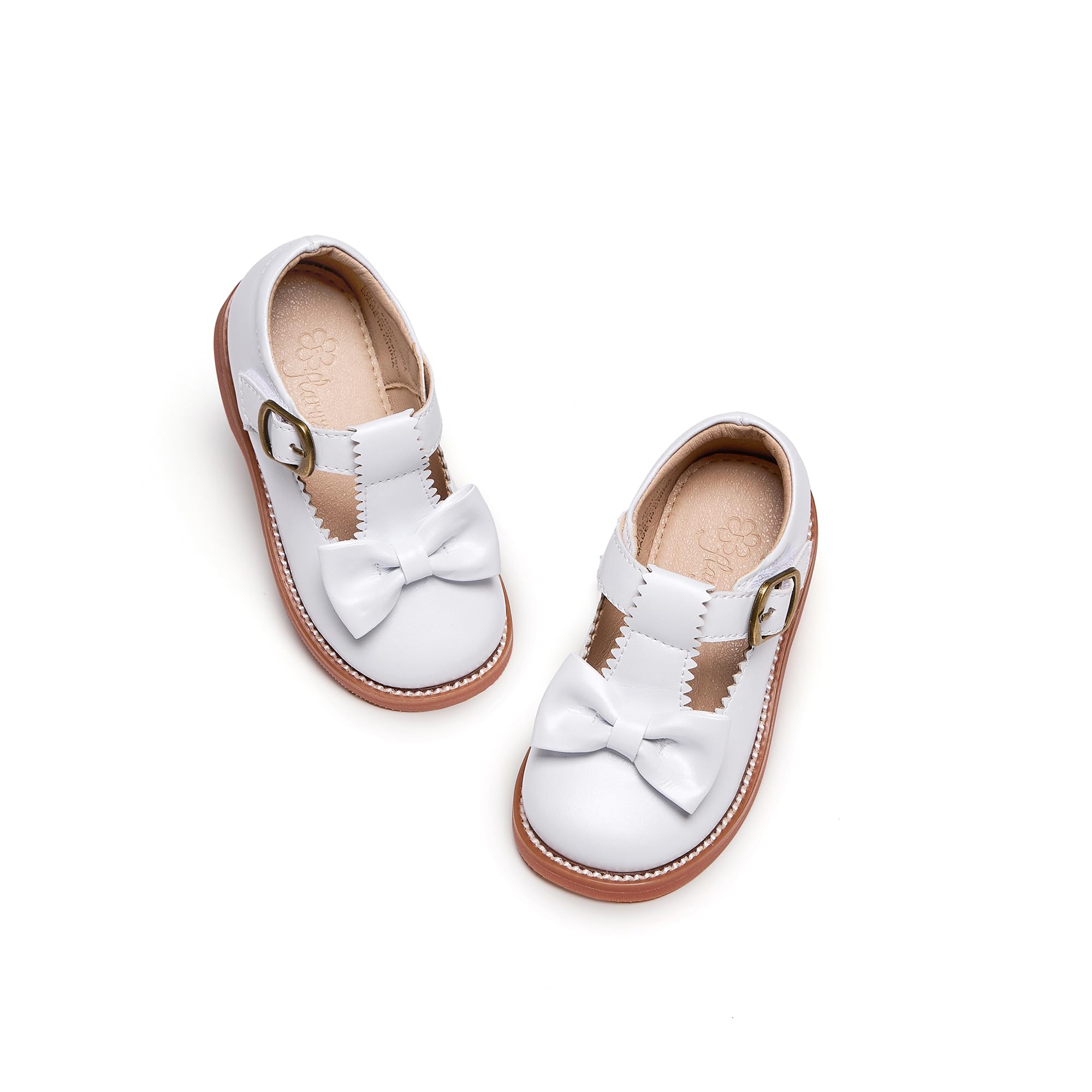 Flaryzone Toddler Girls Mary Jane School Uniform Oxfords Dress Shoes Flats