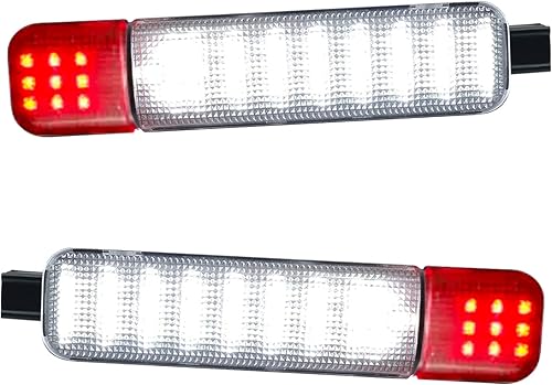 Miniatura 9 de Luces LED de cortesía compatibles con Chevy Silverado GMC CK, Sierra 1500 2500 3500, Suburban, Avalanche, Hum-mer H2 Yukon Iluminación de panel de
