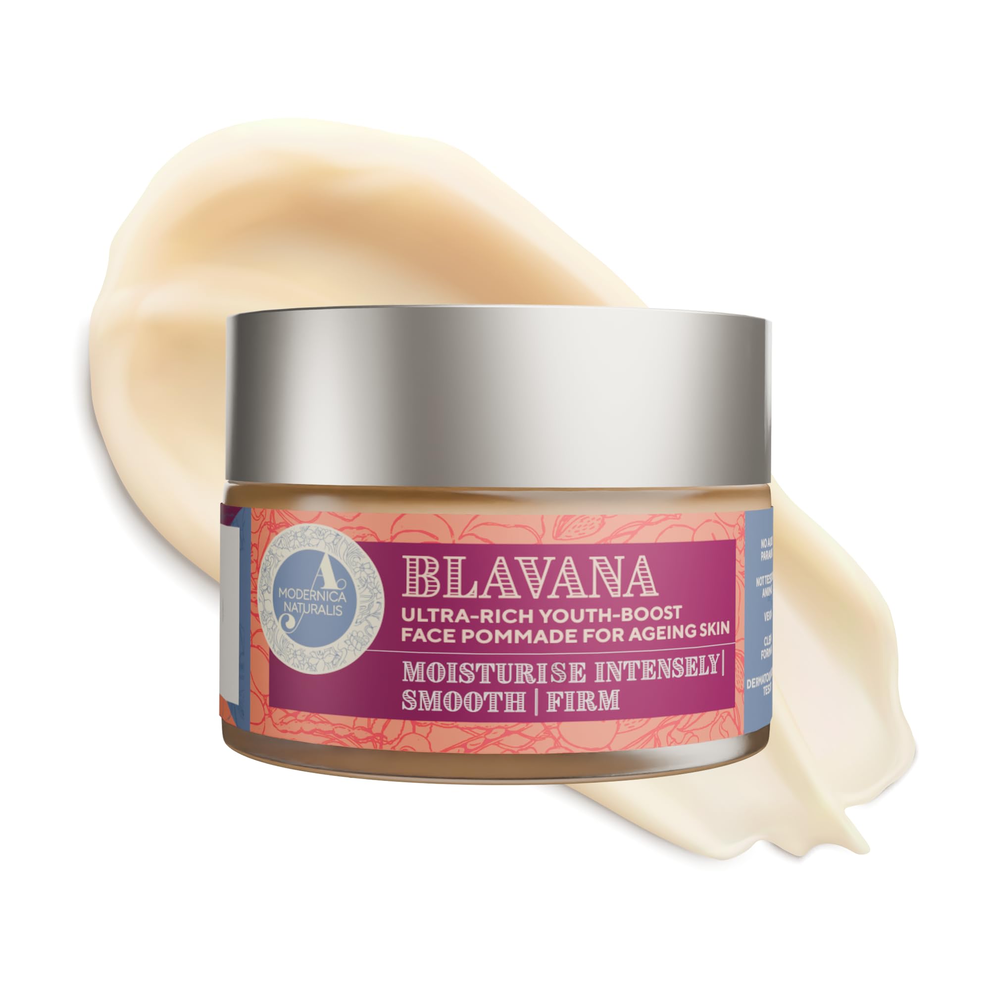 Blavana Hydratant Quotidien | Crème Visage Ayurvédique Ultra-Riche pour Rajeunir les Peaux Matures | À base de Gramme Noir, de Manjistha et d'Aloe Vera | Vegan & Testée Dermatologiquement | 50 g