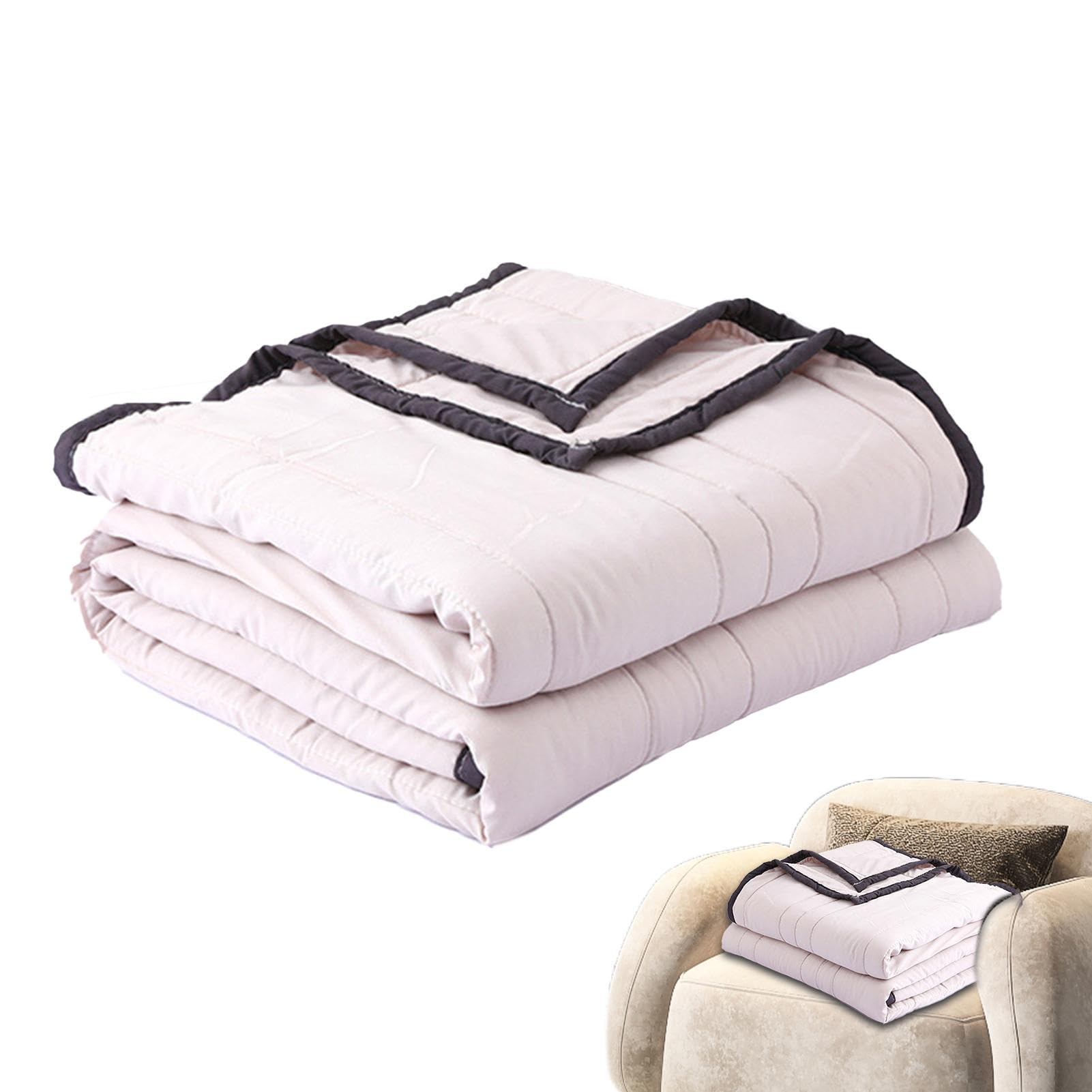 Couverture rafraîchissante et couette d'été légère haut de gamme lavable et respirante