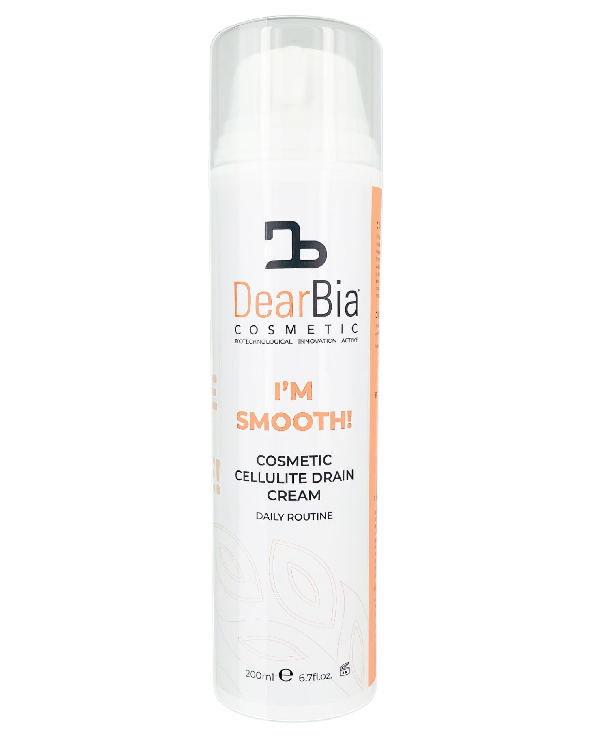 DearBia Crema Anticellulite Forte - Drenante per Gambe e Glutei, Rassodante Corpo - Made in Italy
