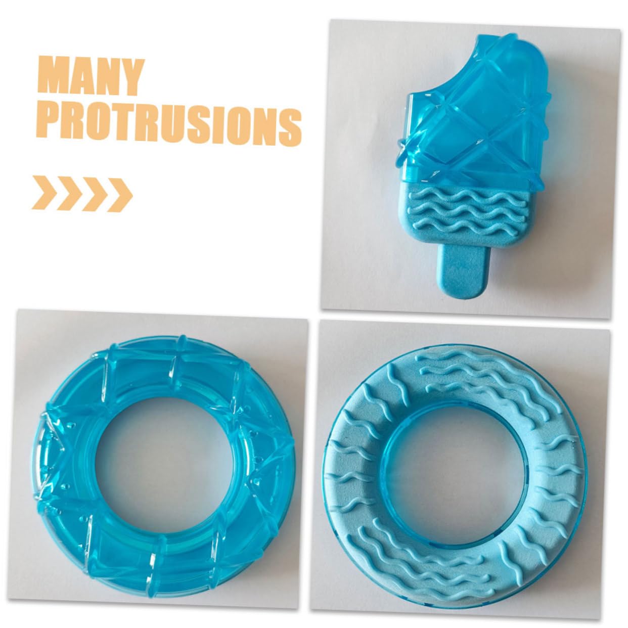 BESPORTBLE 10piezas Juguete Masticable Refrescante para Juguete De Teething Congelable para Cachorros para Verano y Entrenamiento De Material De Diseño Divertido para y Medianos