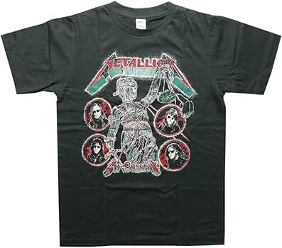 Amazon | [against] ロックTシャツ ヴィンテージ加工 Metallica