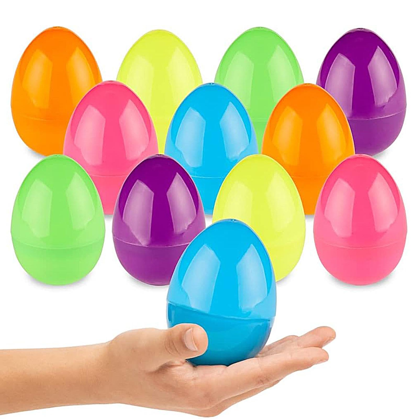 Œufs de Pâques en plastique, œufs de Pâques en plastique remplissables pour la chasse aux œufs Œufs de Pâques en plastique, œufs de Pâques en plastique remplissables pour la chasse aux œufs