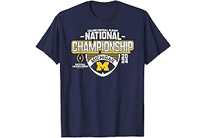 The Official Michigan Wolverines 2023 National Championship T-shirt