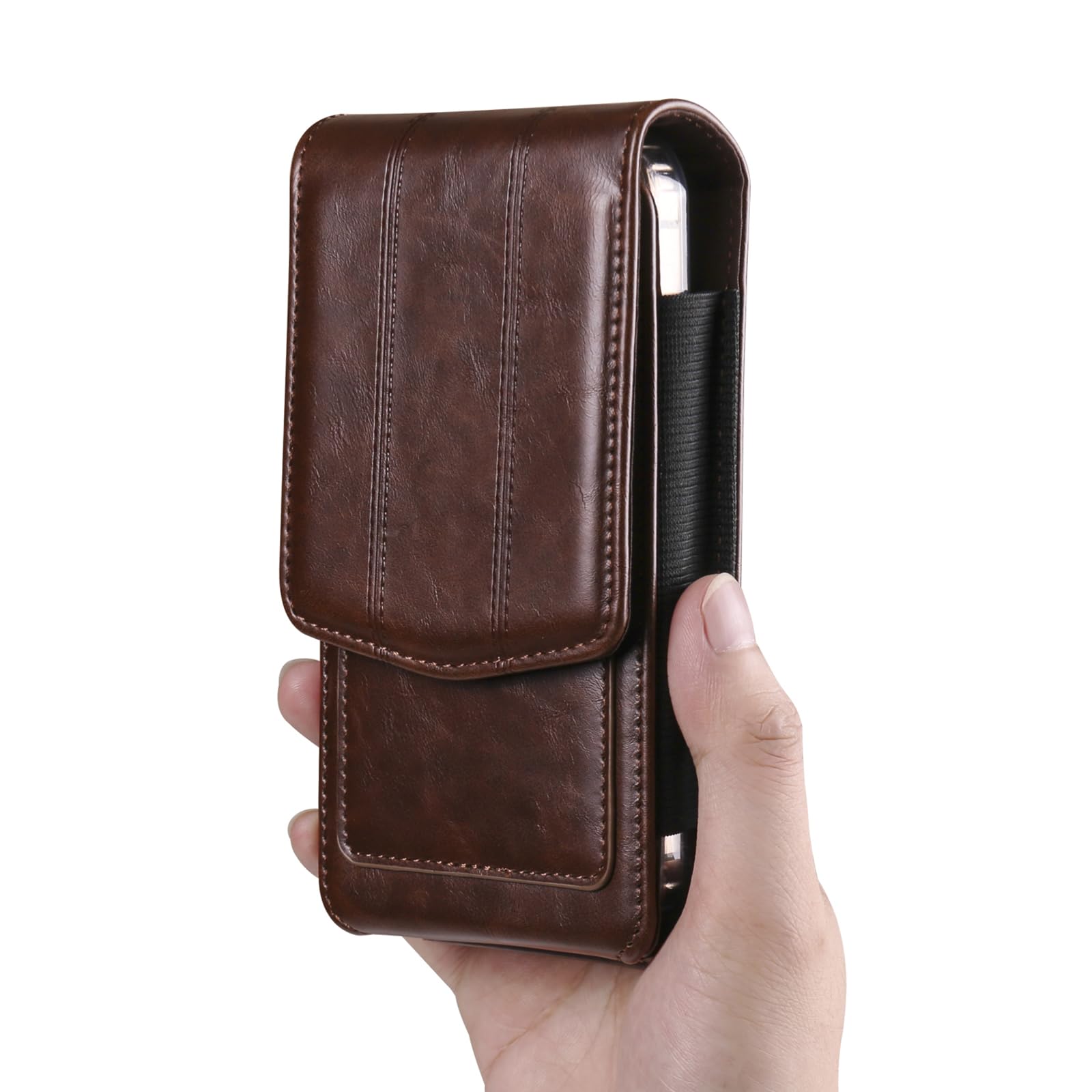 Pionowa saszetka na telefon komórkowy ze skóry PU, etui na telefon komórkowy, kompatybilne z iPhone 16 15 Pro Max, Samsung Galaxy A14, A16, A05s, M35, S24, Ultra Blackview Wave 8C, 6C, OUKITEL