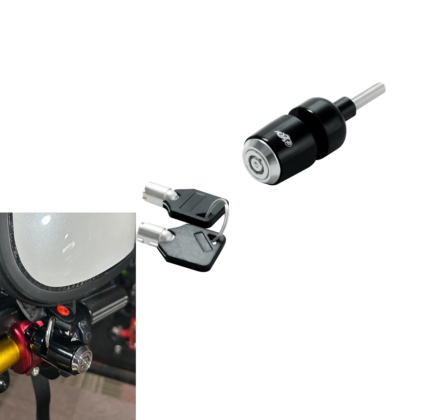 Helmet Locks For Motorcycles Helmet Lock, Motorcycle Aluminum Helmet Lock  Mounting Hook H Motorcycle Accessories, image size:1500x1417