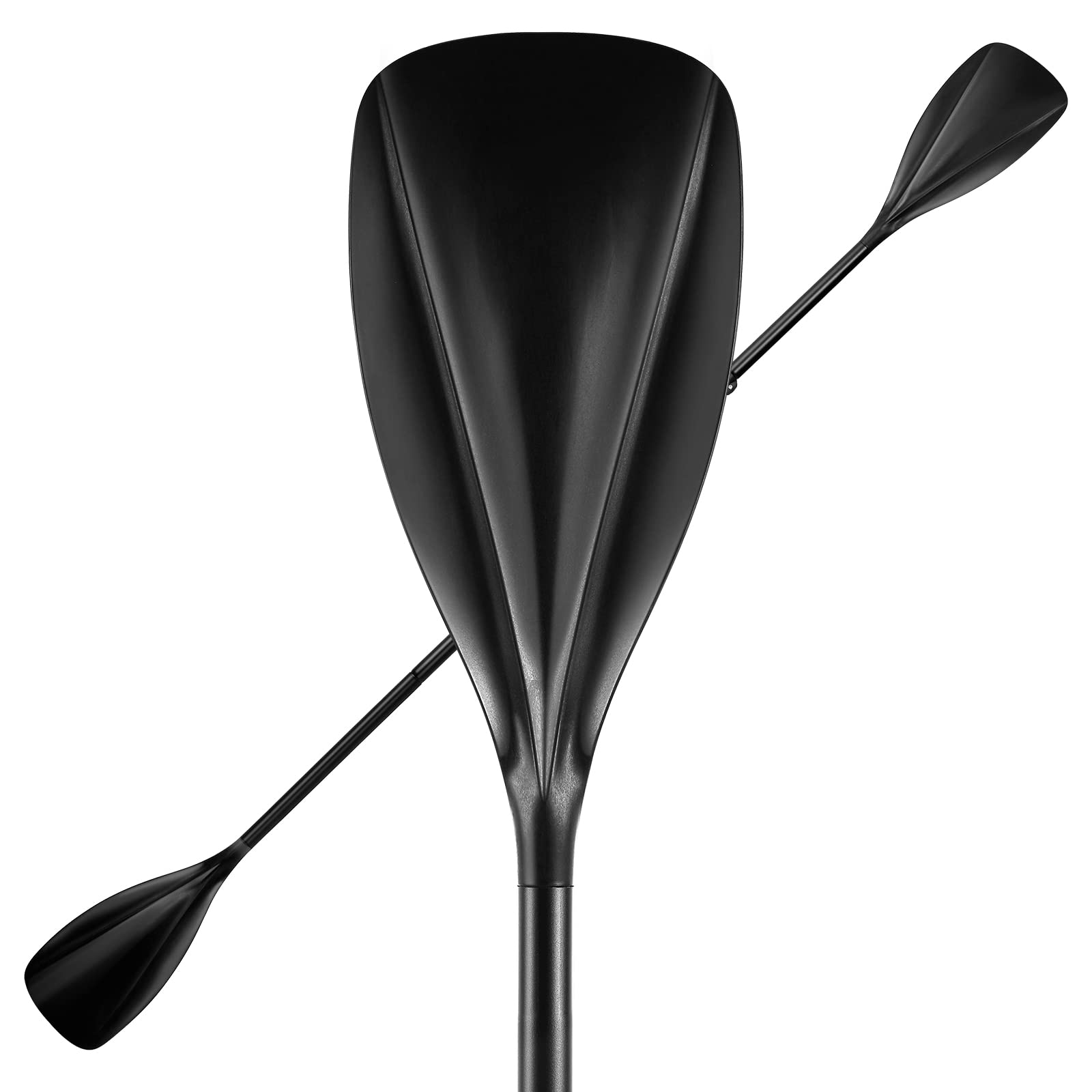 LIOOBO Kayak Paddle 89in: Aluminum Shaft Kayaks Paddles, 1Pc Double Sided Paddle, Adjustable Kayaking Oars for Boating Canoeing Paddle Board (Black)