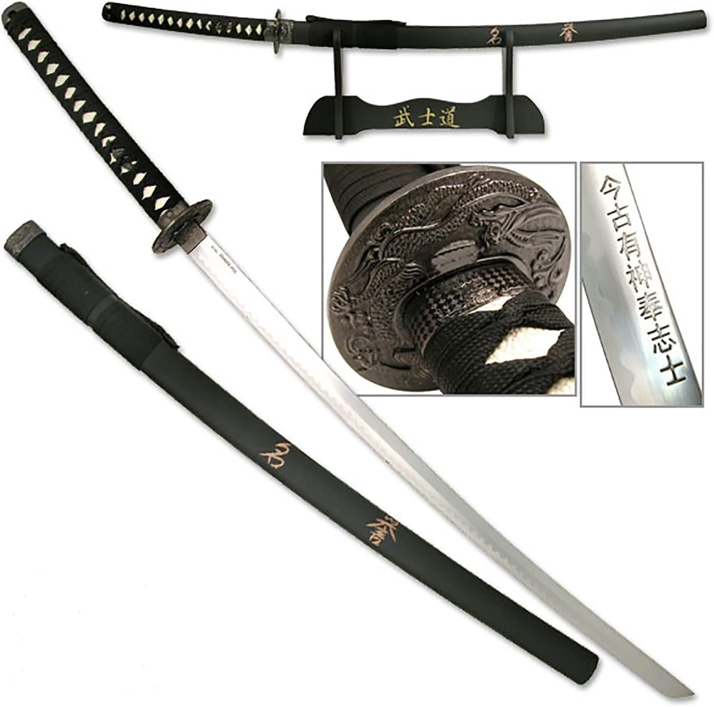 Last Samurai Japanese Sword-Katana Honor Comes with Free Stand