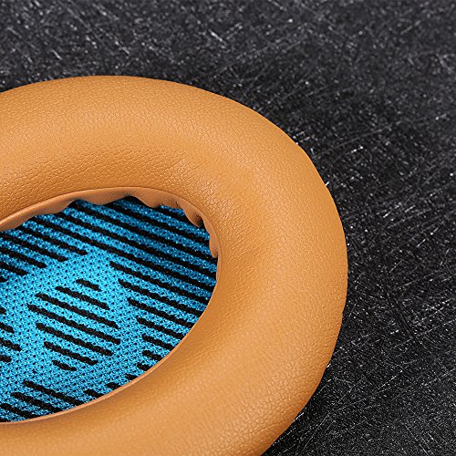 KKmoon Protetor de ouvido com memória de substituição Proteína de couro ao redor dos protetores de o