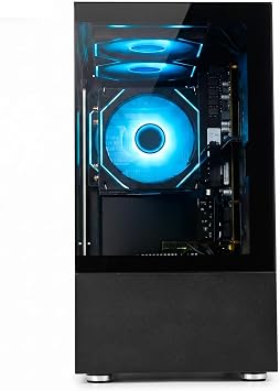 LXZ Gaming PC Desktop Ryzen 5 5600GT 6 core 3.6GHz, 16GB DDR4 RAM, 512GB NVMe SSD, Prebuilt Tower Computer with Wi-Fi & 400W Power Supply for Working, Home and Office