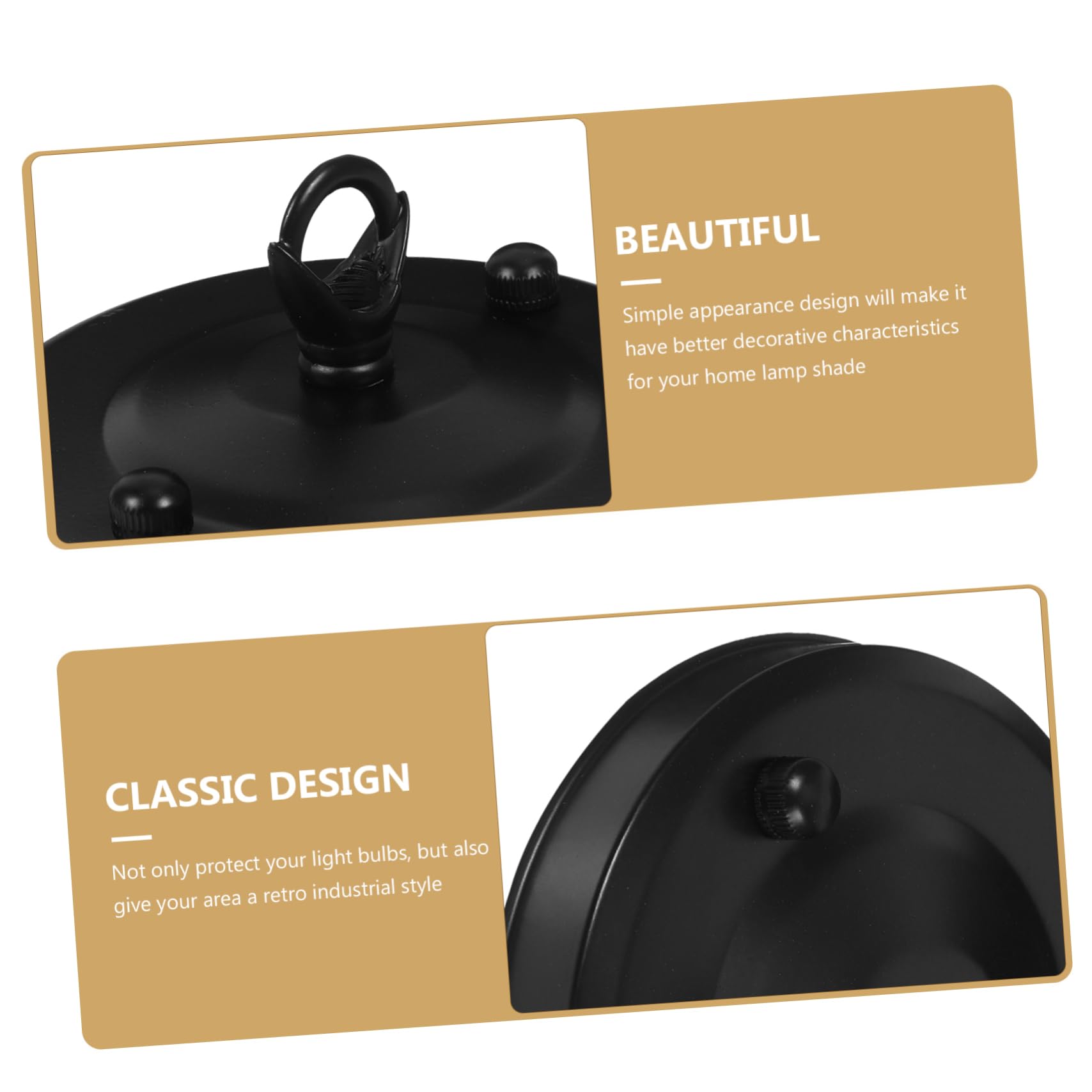 HOODANCOS 2Pcs Light Canopy Cover Plate for Ceiling Lights Sturdy Mounting Bracket for Pendant Lighting Fixtures Decorative Ceiling Plate for Living Bedroom Nursery