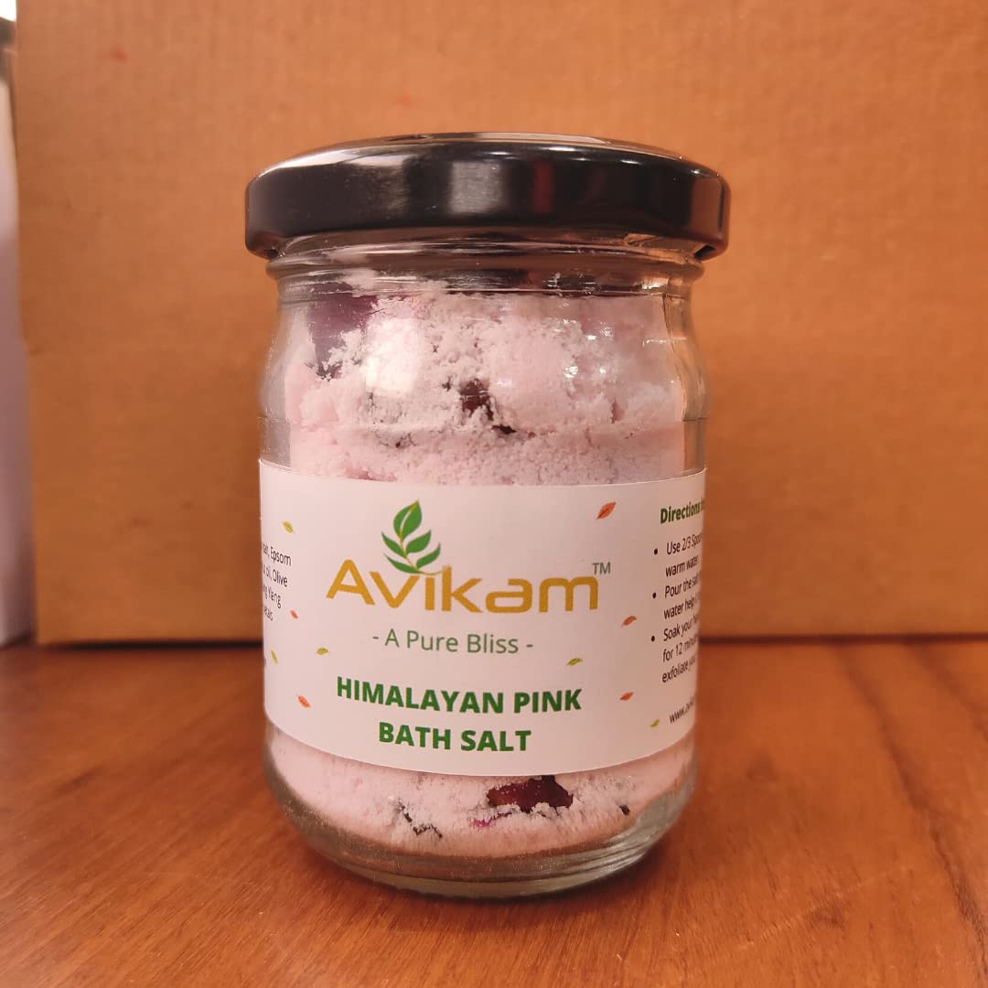 Himalayan Pink Bath Salt - Rose Fragrance - Foot Soaking-picture-23