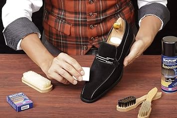 Saphir Gommadin - Nubuck Suede Eraser Block - Cleaning Suede, Nubuck and Velvety Leathers - Anti-Shine