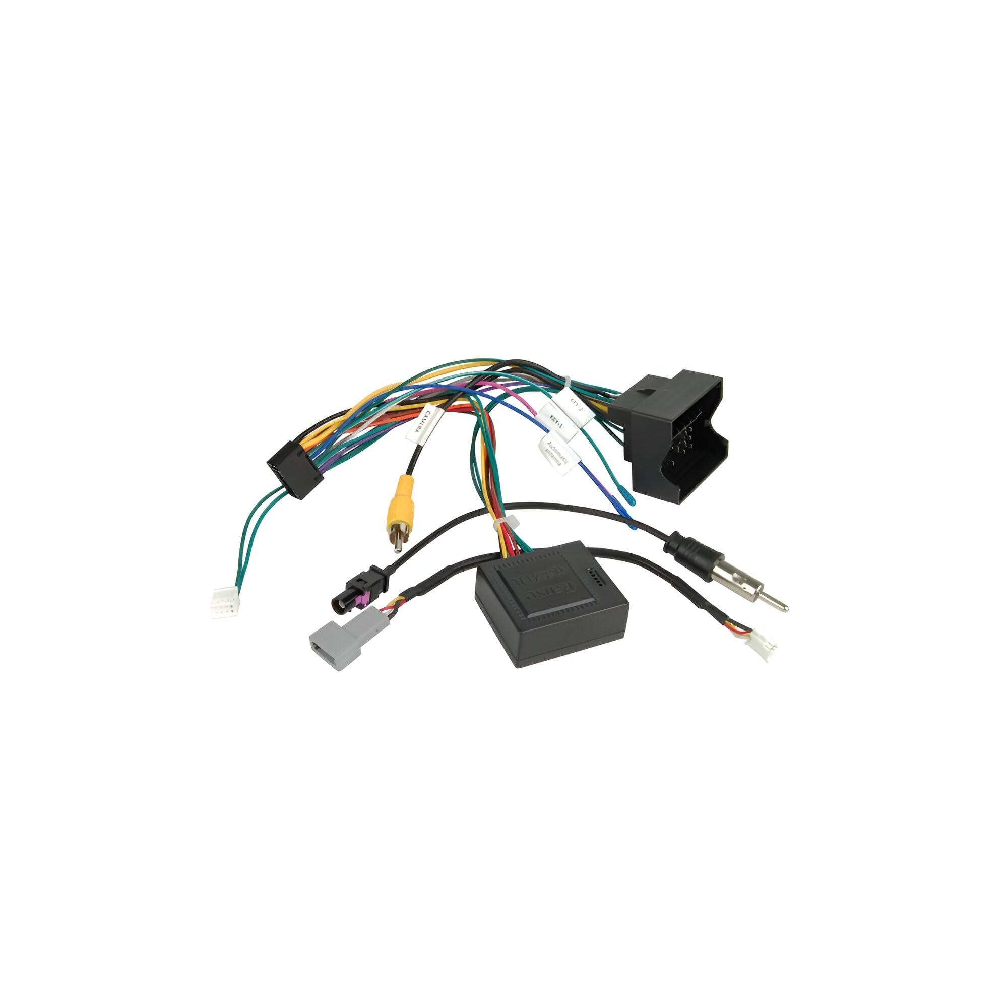 Sound Way Adaptador de interfaz CAN-BUS para reinicio de control del volante, conector ISO, compatible con Fiat, Citroën, Peugeot y Toyota.