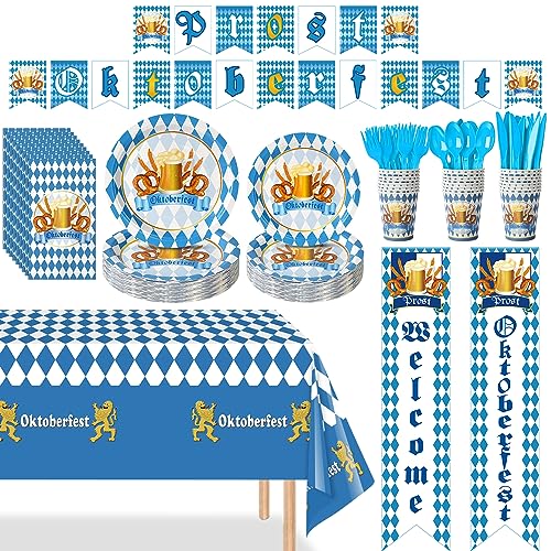 Bavarian Prost Oktoberfest Party Supplies...