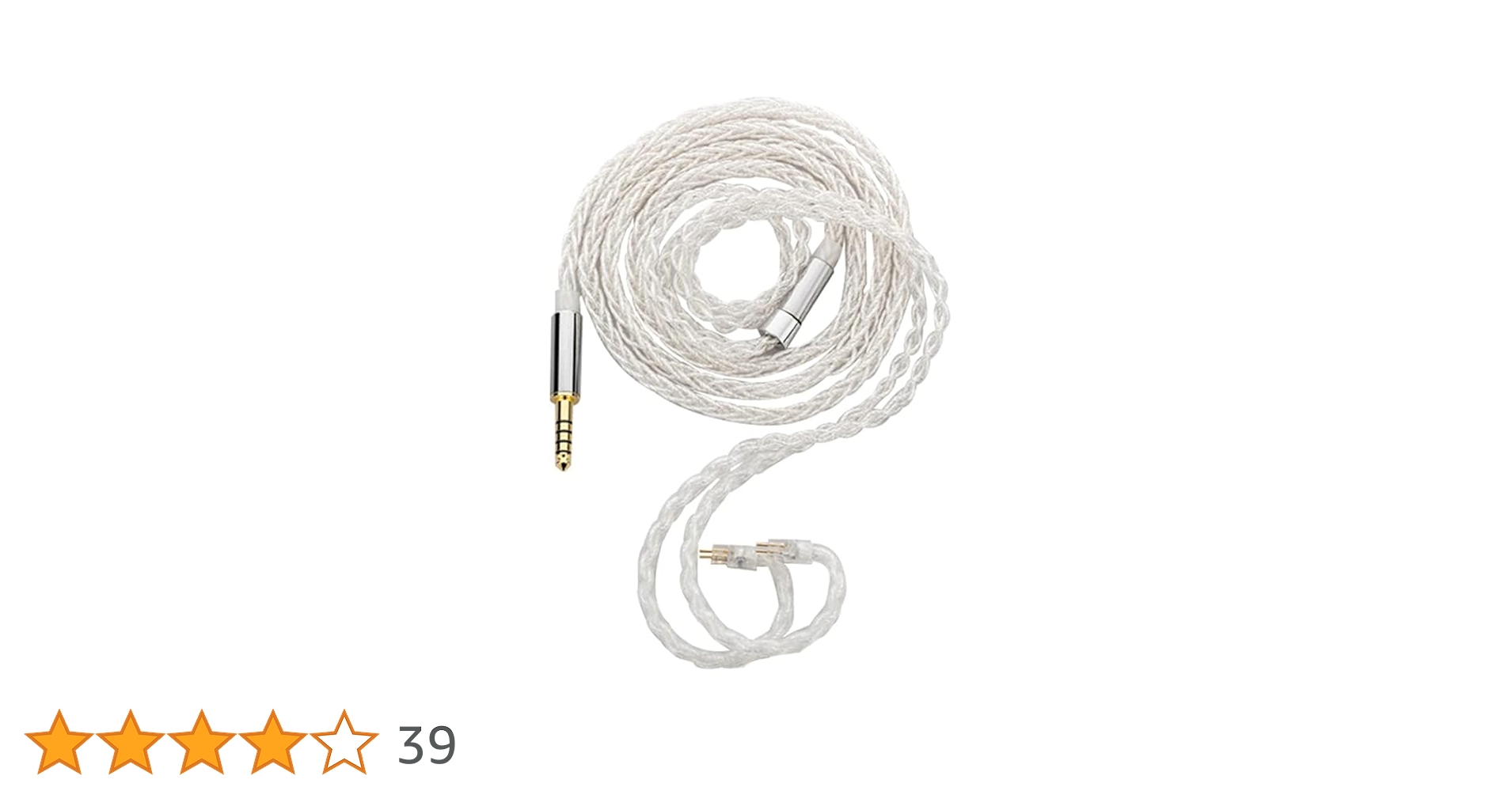 Amazon | Moondrop Line K アップグレードケーブル 高純度銅銀